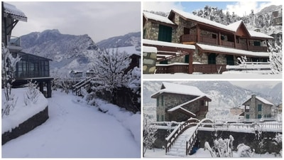 Kangana Ranaut has shared several stunning pics of her house in Manali. Kangana Ranaut has shared several stunning pics of her house in Manali.