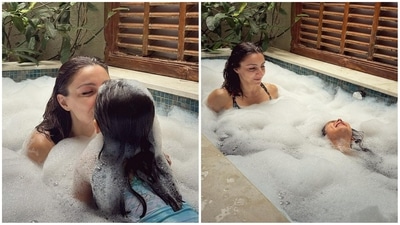 Soha Ali Khan has shared candid pics with Inaaya Naumi Kemmu. Soha Ali Khan has shared candid pics with Inaaya Naumi Kemmu.
