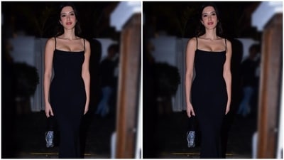 In no time, Shanaya’s pictures were flooded with likes and comments from her friends and fans. Ananya Panday wrote, “You’re literally perfect.” Well, we agree. In black stilettos, Shanaya further accessorised her look. (Instagram/@shanayakapoor02) In no time, Shanaya’s pictures were flooded with likes and comments from her friends and fans. Ananya Panday wrote, “You’re literally perfect.” Well, we agree. In black stilettos, Shanaya further accessorised her look. (Instagram/@shanayakapoor02)