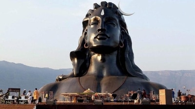 112-foot-tall Adi Yogi statue in K'taka to be inaugurated tomorrow| Details (PTI File Photo) 112-foot-tall Adi Yogi statue in K'taka to be inaugurated tomorrow| Details (PTI File Photo)