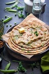 Stuffed green peas paratha recipe (pinterest) Stuffed green peas paratha recipe (pinterest)