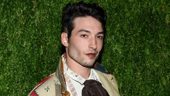 The Flash star Ezra Miller got a $500 fine.(Evan Agostini/Invision/AP)