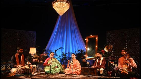 O Gaanewale celebrates the Works of Women performers of North India. (Narendra Dangiya/HT PHOTO)