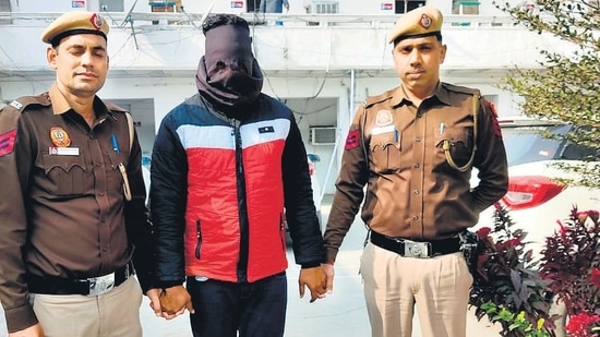 Police said the accused Ranpal alias Shooter is involved in four cases, including another attempt to murder, and assault on government officials on duty. (HT Photo)