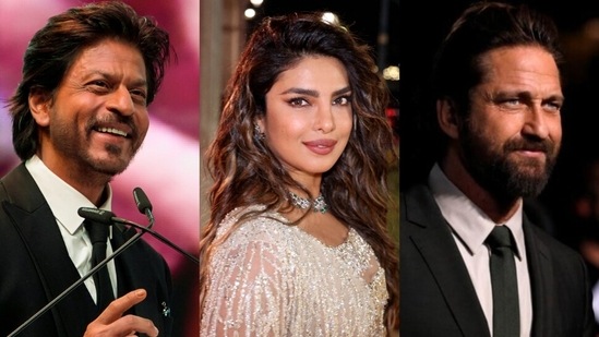 Gerard Butler spoke about his meetings with Shah Rukh Khan and Priyanka Chopra. 