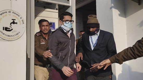 Delhi police arrested Shankar Mishra, the passenger who urinated on a senior citizen on the New York-Delhi flight, from Bengaluru and produced him at a Patiala House court. (AP) Delhi police arrested Shankar Mishra, the passenger who urinated on a senior citizen on the New York-Delhi flight, from Bengaluru and produced him at a Patiala House court. (AP)