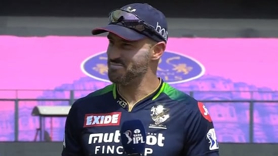 Faf du Plessis spoke about the bowler who gave him 'sleepless nights'.(Twitter/IPL)