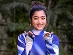 Rashmika Mandanna during the promotions of her film Mission Majnu. (PTI)(PTI) Rashmika Mandanna during the promotions of her film Mission Majnu. (PTI)(PTI)
