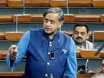 Congress MP Shashi Tharoor speaks in Lok Sabha during the Winter Session of Parliament, in New Delhi. Congress MP Shashi Tharoor speaks in Lok Sabha during the Winter Session of Parliament, in New Delhi.