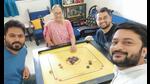 Vasanti Madhav Utturkar recently won laurels at a tournament in Pune, in carrom. (Photo: Akshay Marathe/Twitter) Vasanti Madhav Utturkar recently won laurels at a tournament in Pune, in carrom. (Photo: Akshay Marathe/Twitter)