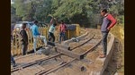 Work on toy train track in progress at Katraj. Authorities are planning to reopen the toy train on January 26. (RAVINDRA JOSHI/ HT PHOTO) Work on toy train track in progress at Katraj. Authorities are planning to reopen the toy train on January 26. (RAVINDRA JOSHI/ HT PHOTO)
