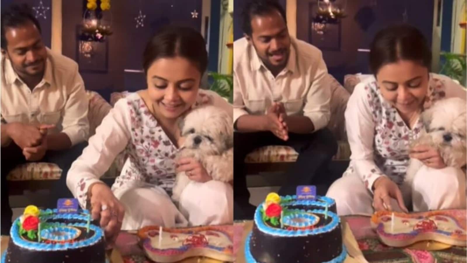 Devoleena Bhattacharjee reacts angrily after Instagram users troll her for ‘wasting cake’ on pet dog’s birthday