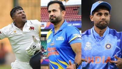 Sarfaraz Khan; Irfan Pathan; Suryakumar Yadav