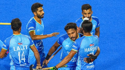Indian players in action (PTI) Indian players in action (PTI)
