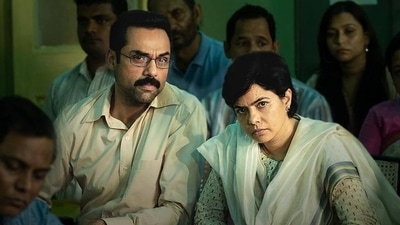 Abhay Deol and Rajshri Deshpande in a still from Trial by Fire. Abhay Deol and Rajshri Deshpande in a still from Trial by Fire.