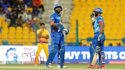 MI Emirates defeated Sharjah Warriors by 49 runs (ILT20) MI Emirates defeated Sharjah Warriors by 49 runs (ILT20)