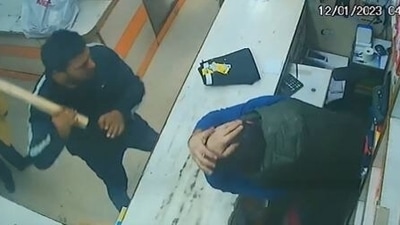 A shopkeeper at Noida's Atta Market was beaten up by sticks after he refused to exchange a jacket.