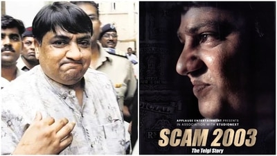 Abdul Karim Telgi (left) and Gagan Dev Riar in Scam 2003: The Telgi Story. Abdul Karim Telgi (left) and Gagan Dev Riar in Scam 2003: The Telgi Story.