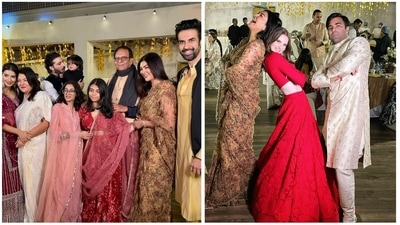Sushmita Sen has shared an unseen picture from her cousin Gaurav Sen's wedding. Sushmita Sen has shared an unseen picture from her cousin Gaurav Sen's wedding.