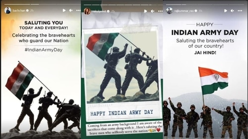 Abhishek Bachchan, Rakul Preet Singh, and Rajkummar Rao shared their messages on Instagram Stories. Abhishek Bachchan, Rakul Preet Singh, and Rajkummar Rao shared their messages on Instagram Stories.
