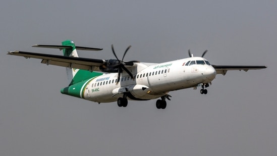 A Yeti Airlines ATR 72-500 aircraft, registration 9N-ANC, prepares to land at the airport of Kathmandu, Nepal.(REUTERS file)