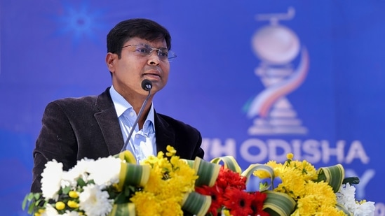 Hockey India President Dilip Tirkey(PTI)