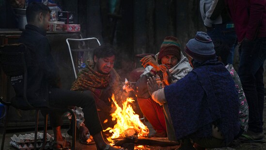 IMD, which has predicted a low of 3°C at Safdarjung, issued a yellow alert for the Capital for three days between January 16 and 18.(PTI)