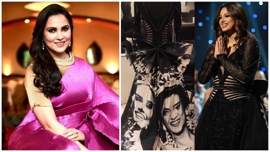 Lara Dutta reacts to Harnaaz Sandhu's iconic tribute. (Instagram)