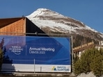 The partially snow-covered Schiahorn mountain, beyond the Congress Centre, the venue for the World Economic Forum (WEF), in Davos, Switzerland.(Bloomberg) The partially snow-covered Schiahorn mountain, beyond the Congress Centre, the venue for the World Economic Forum (WEF), in Davos, Switzerland.(Bloomberg)