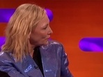 Cate Blanchett and Margot Robbie at The Graham Norton Show. Cate Blanchett and Margot Robbie at The Graham Norton Show.