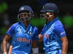 The in-form opening duo Shweta Sehrawat and Shafali Verma mauled the hapless UAE bowlers to star in India’s massive 122-run win(BCCI) The in-form opening duo Shweta Sehrawat and Shafali Verma mauled the hapless UAE bowlers to star in India’s massive 122-run win(BCCI)