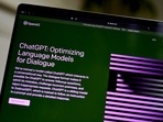 ChatGPT website(Bloomberg) ChatGPT website(Bloomberg)