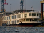 The MV Ganga Vilas vessel, world's longest river cruise.(PTI) The MV Ganga Vilas vessel, world's longest river cruise.(PTI)
