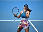 Britain's Emma Raducanu celebrates victory against Germany's Tamara Korpatsch (AFP) Britain's Emma Raducanu celebrates victory against Germany's Tamara Korpatsch (AFP)