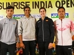 In Frame: Lakshya Sen, PV Sindhu, Carolina Marin, and Anthony Sinisuka Ginting (BAI ) In Frame: Lakshya Sen, PV Sindhu, Carolina Marin, and Anthony Sinisuka Ginting (BAI )