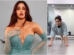 Janhvi Kapoor and her trainer Namrata Purohit indulge in a fun workout. (Instagram)