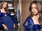 Rakul Preet Singh beats Monday blues with dreamy pics in stylish dress. (Instagram) Rakul Preet Singh beats Monday blues with dreamy pics in stylish dress. (Instagram)