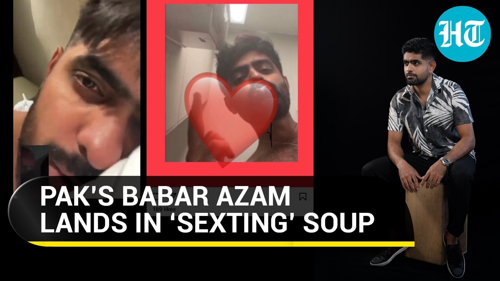 1600px x 900px - Pak Sexting Scandal: Babar Azam's private videos leaked, internet stunned |  Details | Hindustan Times