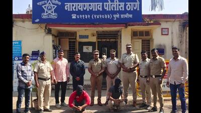A case has been registered at Narayangaon police station (HT PHOTO)