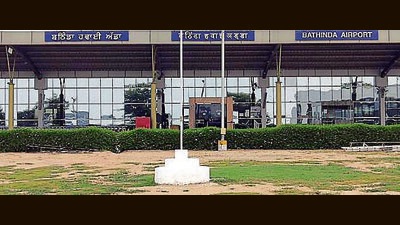 A view of the domestic airport in Bhatinda.Photo by Sanjeev Kumar/Hindustan Times. (HT photo) A view of the domestic airport in Bhatinda.Photo by Sanjeev Kumar/Hindustan Times. (HT photo)
