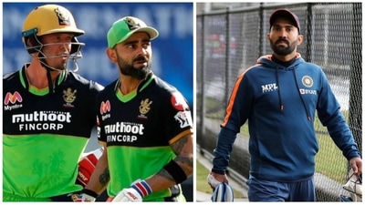 Dinesh Karthik came up with a noteworthy response after De Villiers' tweet for Kohli became the talk of the town. (BCCI-ANI) Dinesh Karthik came up with a noteworthy response after De Villiers' tweet for Kohli became the talk of the town. (BCCI-ANI)