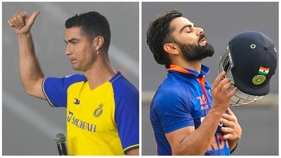 The ex-Pakistan cricketer also mentioned Cristiano Ronaldo while showering praise on Virat Kohli (PTI-AP)