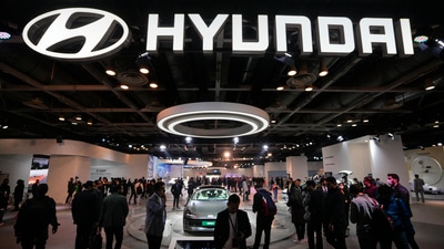 South Korea-based Hyundai Motor, which is India’s second largest car company by market share, showcased its own metaverse experience at the 2023 Auto Expo. (MINT_PRINT) South Korea-based Hyundai Motor, which is India’s second largest car company by market share, showcased its own metaverse experience at the 2023 Auto Expo. (MINT_PRINT)