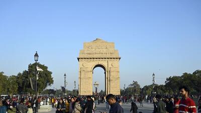 Northwesterly winds ensured the air quality remained relatively better. (Hindustan Times) Northwesterly winds ensured the air quality remained relatively better. (Hindustan Times)