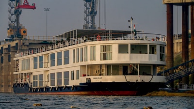 The MV Ganga Vilas vessel, world's longest river cruise. (PTI) The MV Ganga Vilas vessel, world's longest river cruise. (PTI)