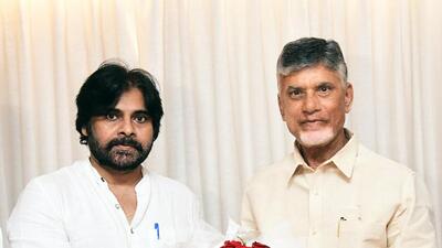 Pawan with TDP chief N Chandrababu Naidu (HT) Pawan with TDP chief N Chandrababu Naidu (HT)