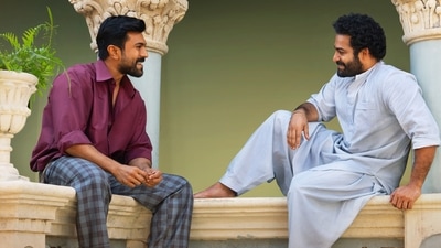 Actors Ram Charan and Jr NTR are the stars of SS Rajamouli's award-winning film RRR. Actors Ram Charan and Jr NTR are the stars of SS Rajamouli's award-winning film RRR.