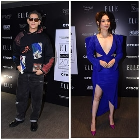 Vijay Varma and Tamannaah Bhatia at an event. (Varinder Chawla) Vijay Varma and Tamannaah Bhatia at an event. (Varinder Chawla)