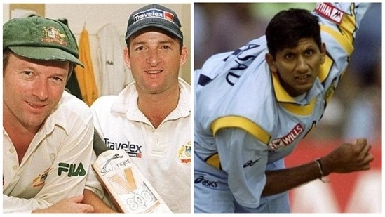 Former Indian cricketer Prasad took an epic dig at ex-Australian batter Waugh on Twitter (Getty Images-File Image)