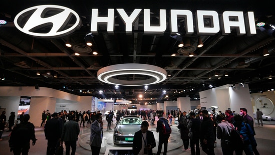 South Korea-based Hyundai Motor, which is India’s second largest car company by market share, showcased its own metaverse experience at the 2023 Auto Expo. (MINT_PRINT)